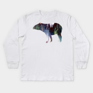 Tapir Kids Long Sleeve T-Shirt